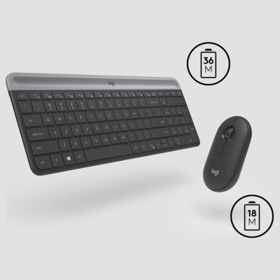 Logitech LOGI MK470 SlimWirel.Combo GRAPHITE US