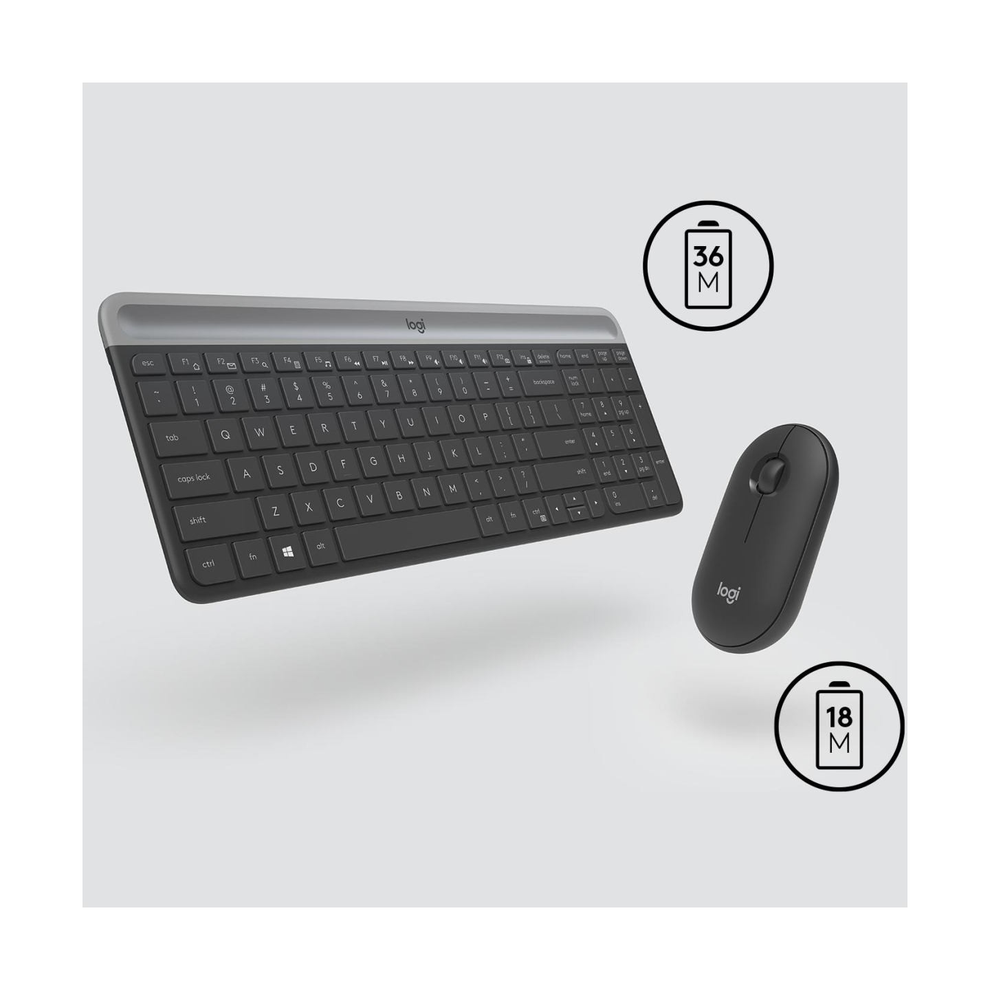 Logitech LOGI MK470 SlimWirel.Combo GRAPHITE US