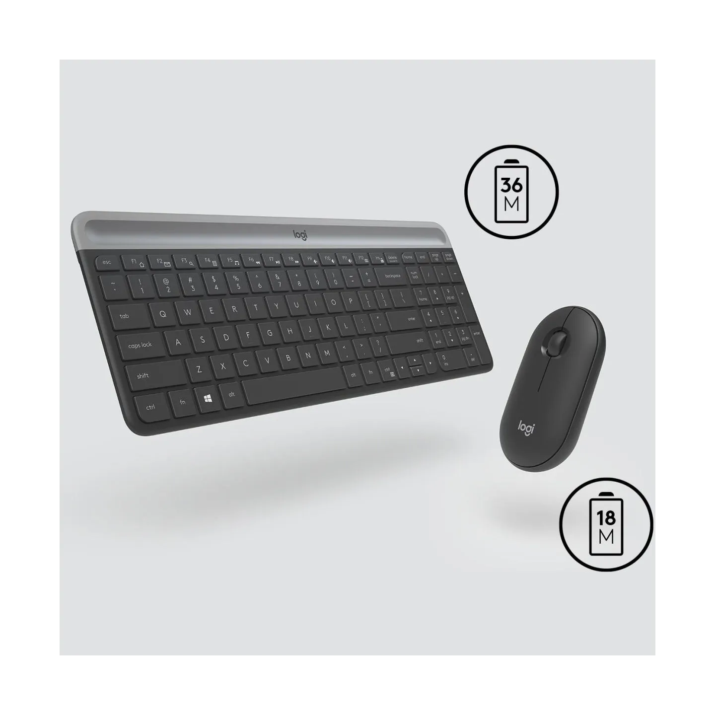 Logitech LOGI MK470 SlimWirel.Combo GRAPHITE US