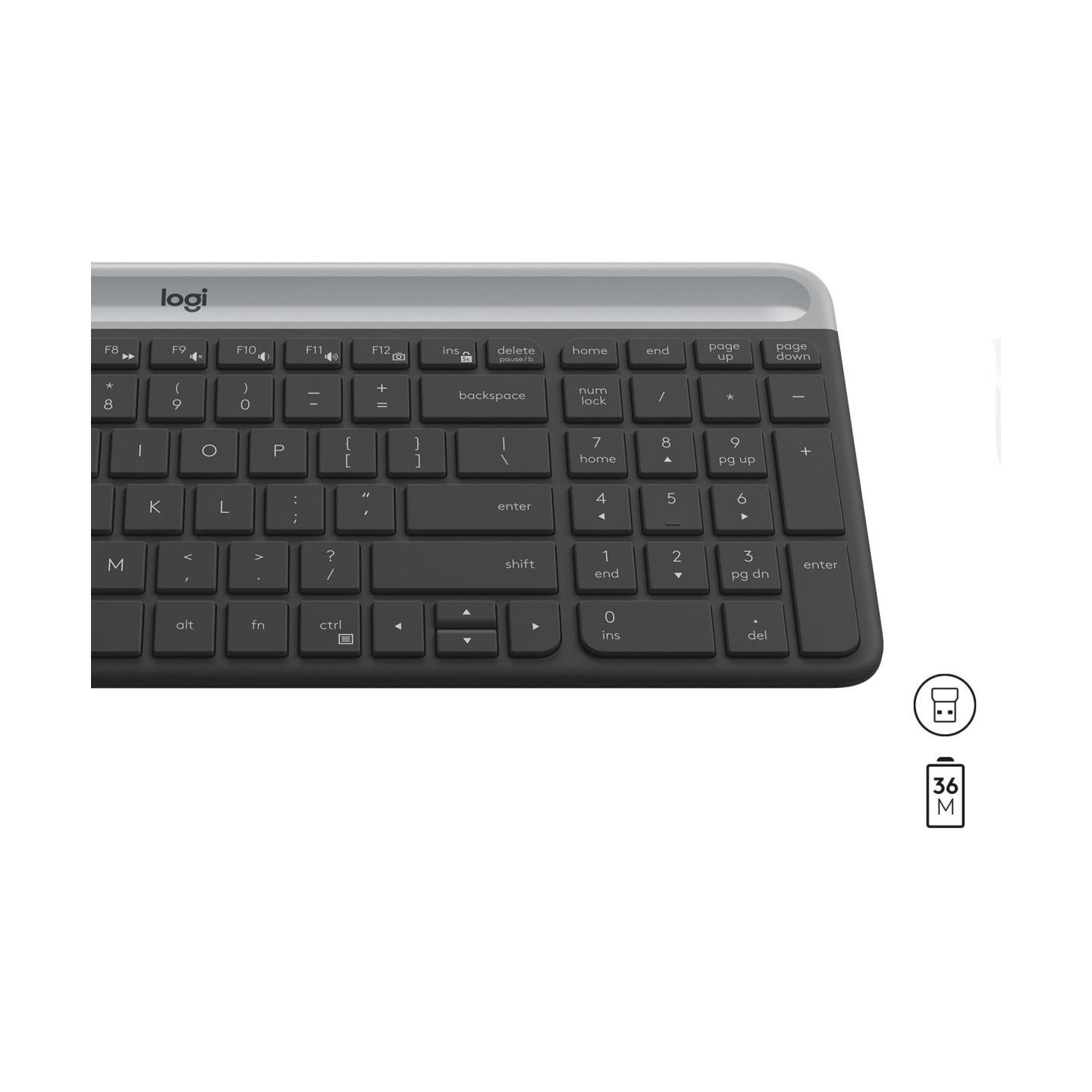 Logitech LOGI MK470 SlimWirel.Combo GRAPHITE US