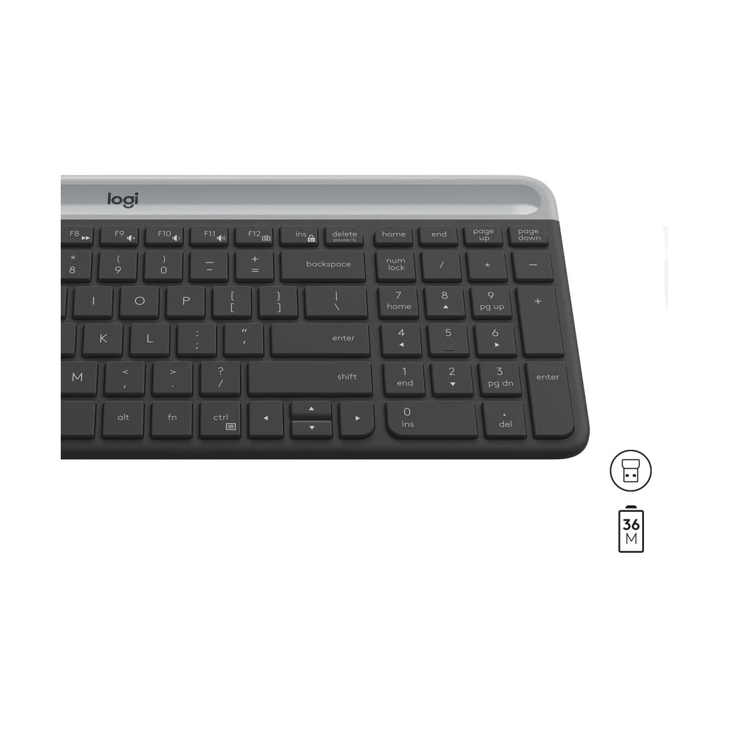 Logitech LOGI MK470 SlimWirel.Combo GRAPHITE US