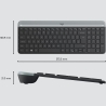 Logitech LOGI MK470 SlimWirel.Combo GRAPHITE US