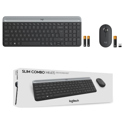Logitech LOGI MK470 SlimWirel.Combo GRAPHITE US