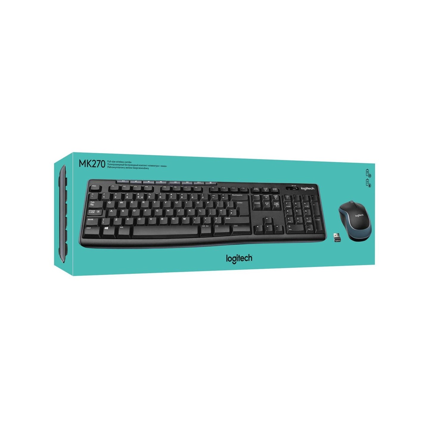 Logitech Keyboard MK270 black US/Int Layout / 920-004509