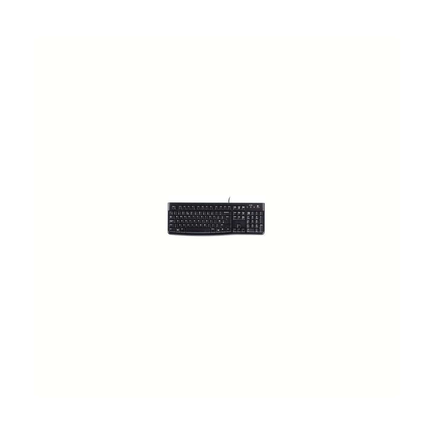 Logitech K120 Corded Keyboard - BLACK - USB - LTH - B2B