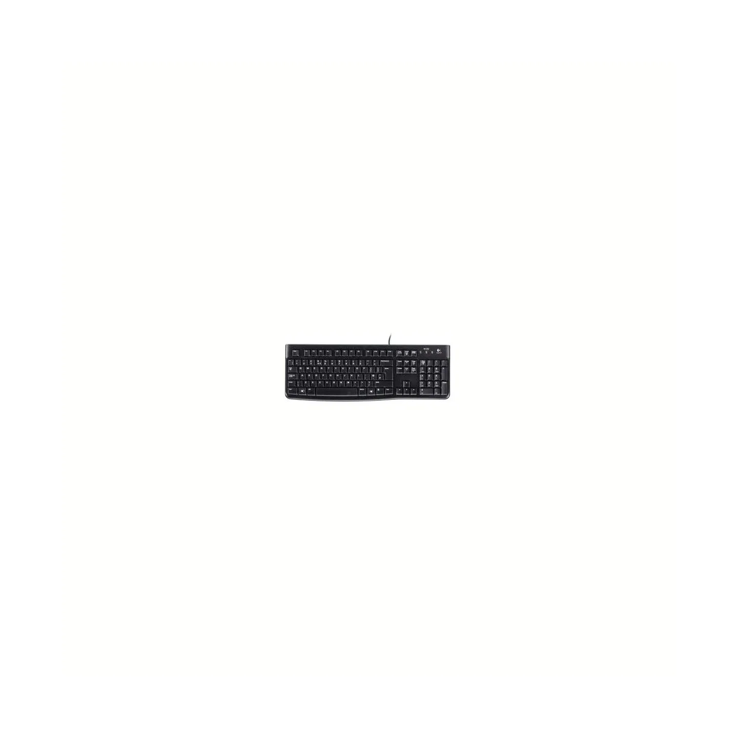 Logitech K120 Corded Keyboard - BLACK - USB - LTH - B2B