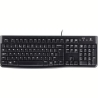 Logitech K120 Corded Keyboard - BLACK - USB - LTH - B2B