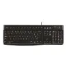 Logitech K120 Corded Keyboard - BLACK - USB - LTH - B2B