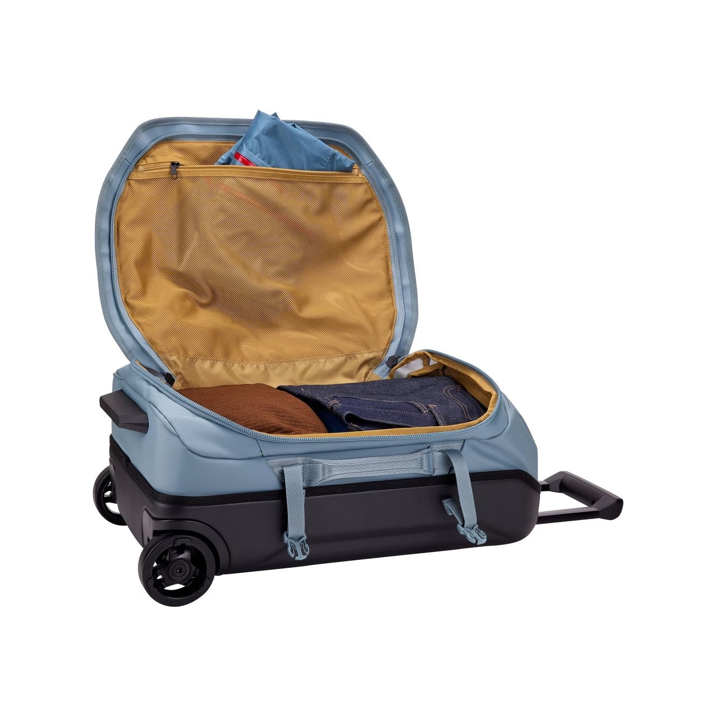Thule 4986 Chasm Carry on Wheeled Duffel Bag 40L Pond Gray