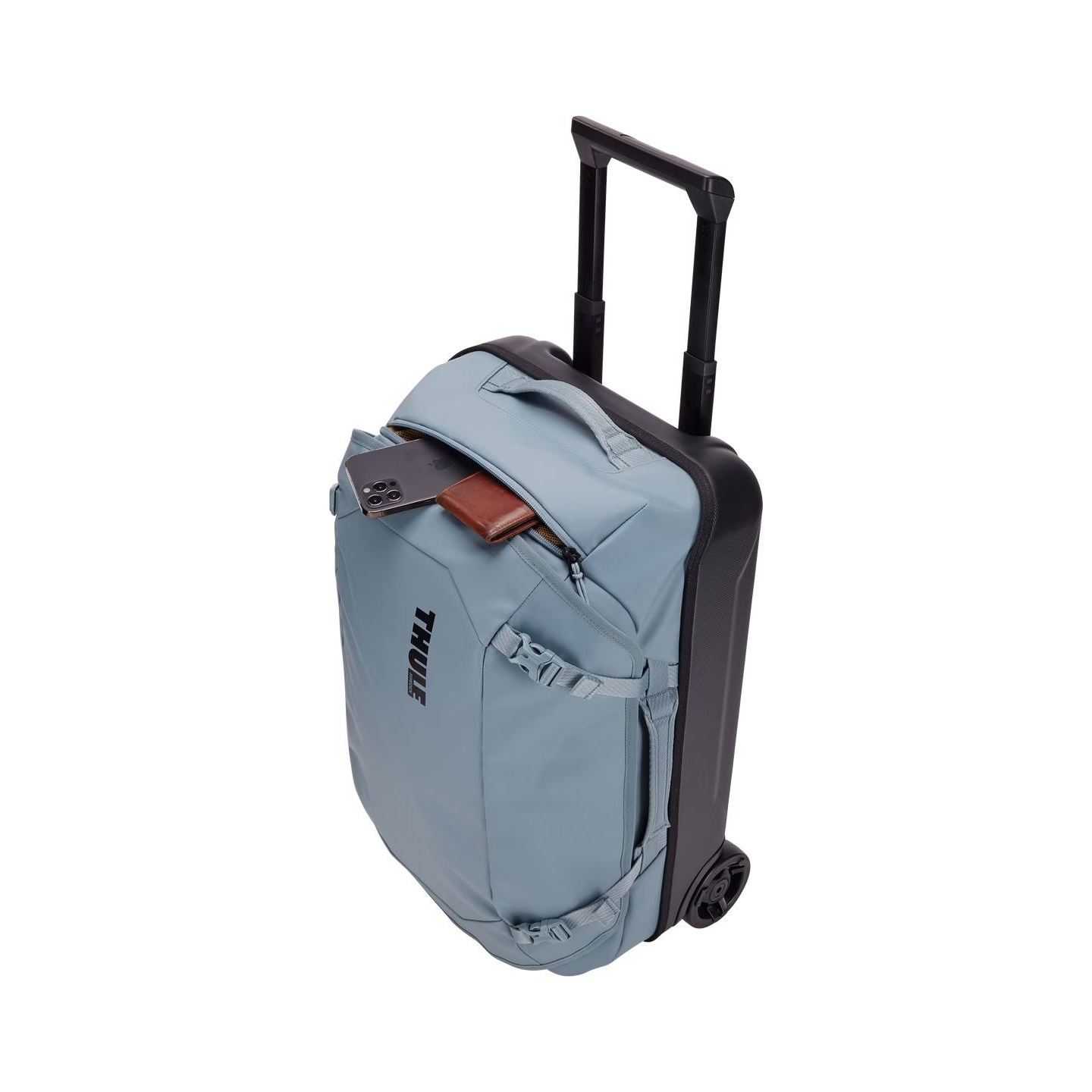 Thule 4986 Chasm Carry on Wheeled Duffel Bag 40L Pond Gray