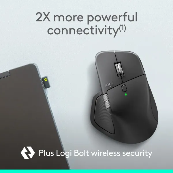 Logitech MX Master 4 for Business - GRAPHITE - 2.4GHZ/BT - EMEA28i-935