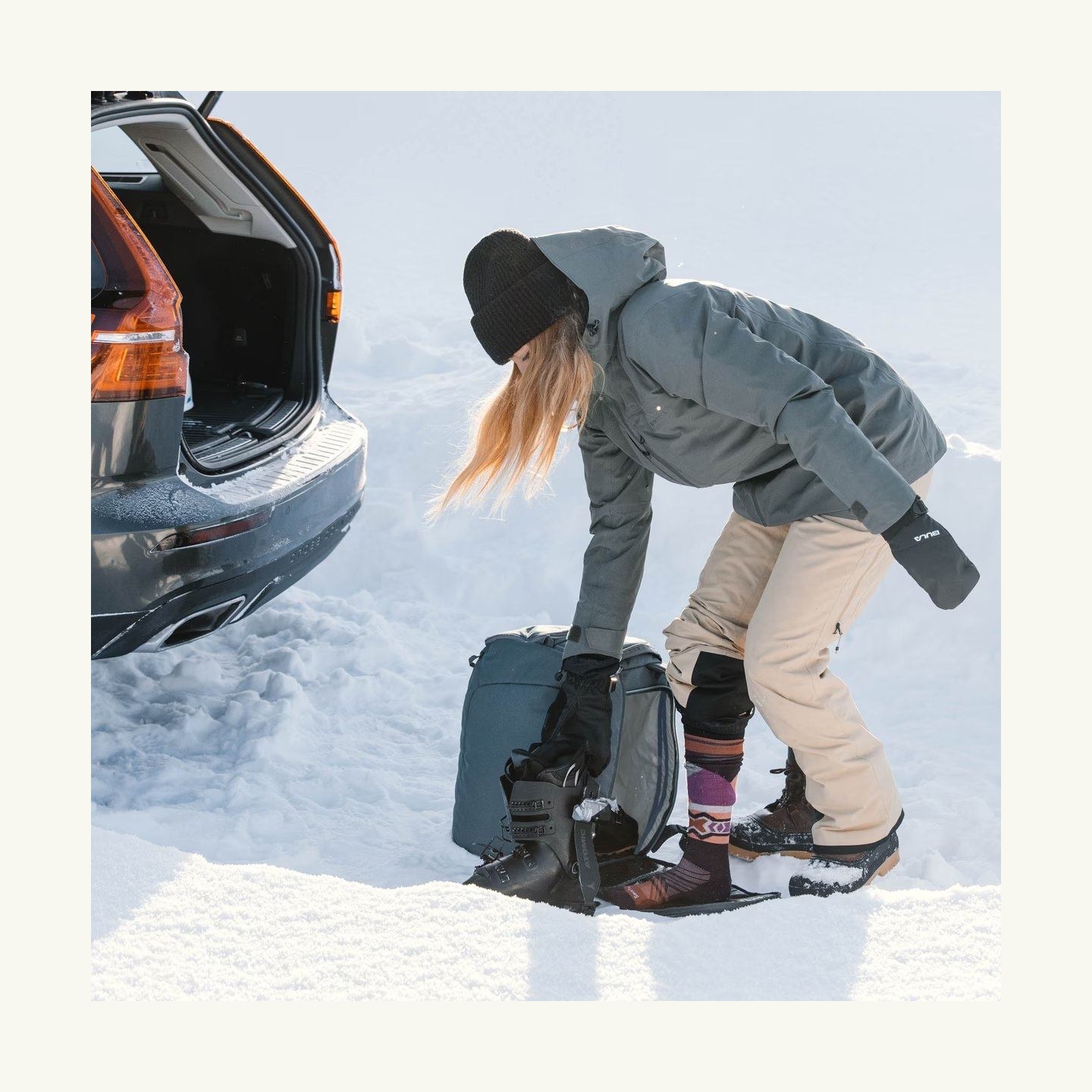 Thule 5152 Roundtrip Ski Boot Backpack 45L Black