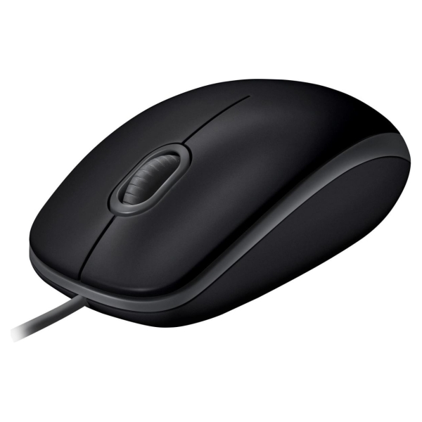 Logitech B110 Corded Mouse - SILENT - BLACK - USB - B2B