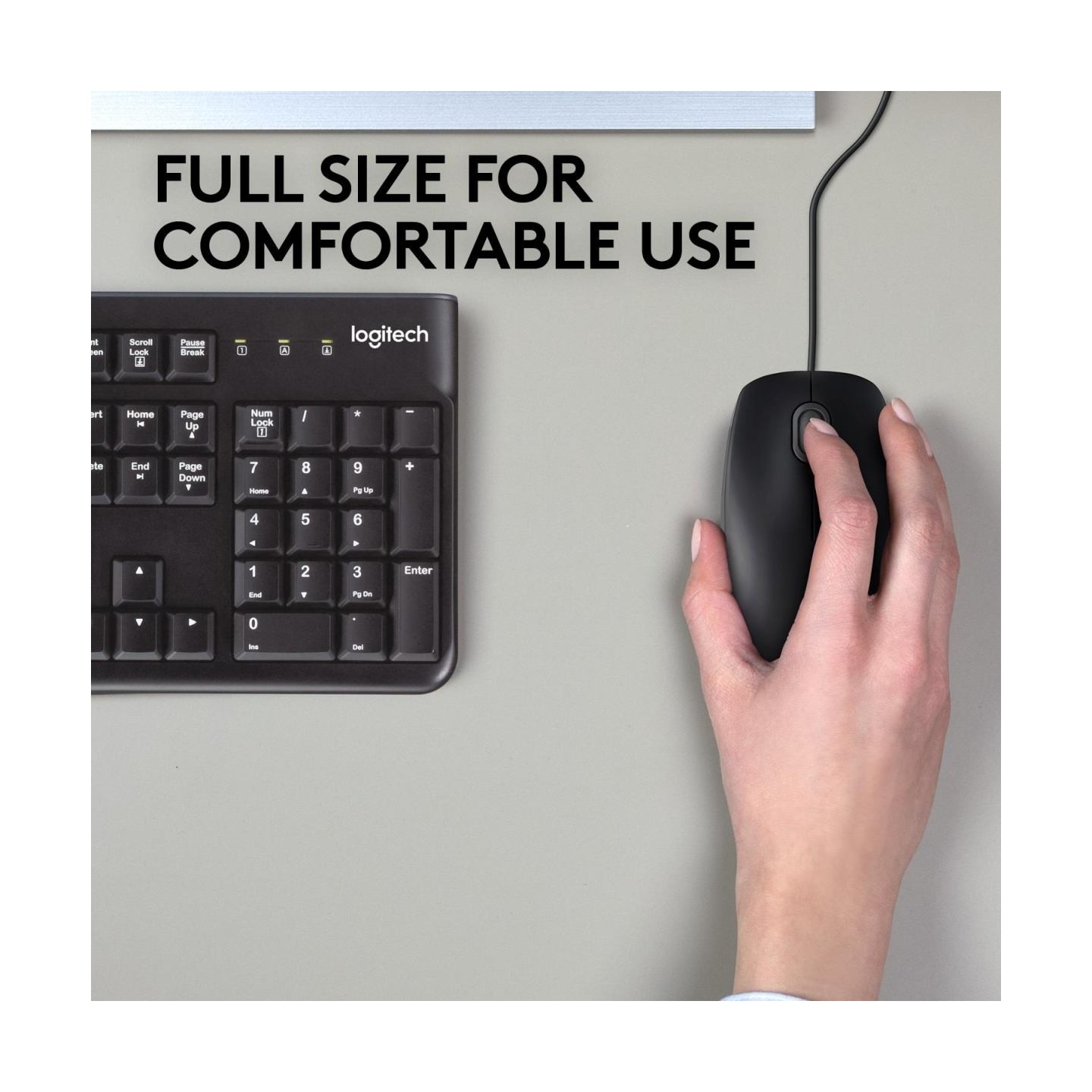 Logitech LOGI B110 Silent - BLACK - EMEA - OEM