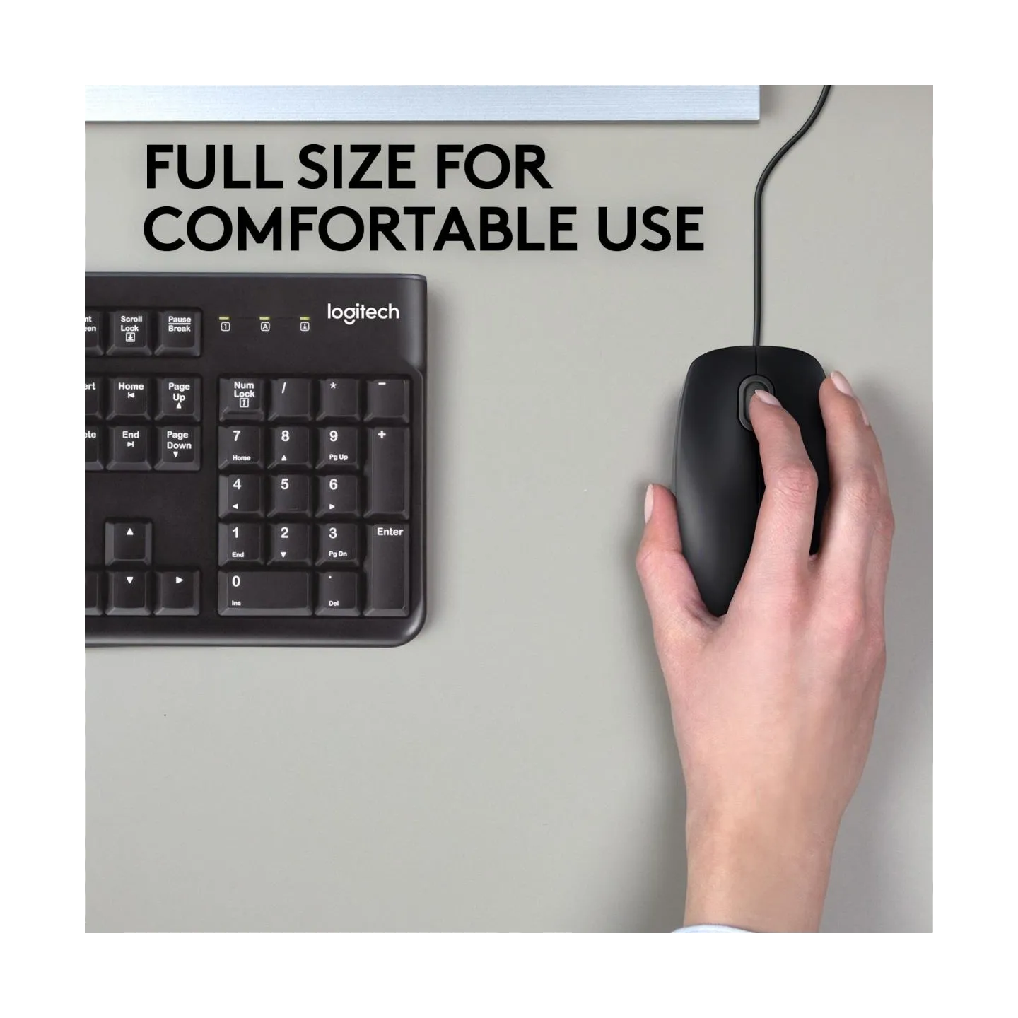 Logitech LOGI B110 Silent - BLACK - EMEA - OEM