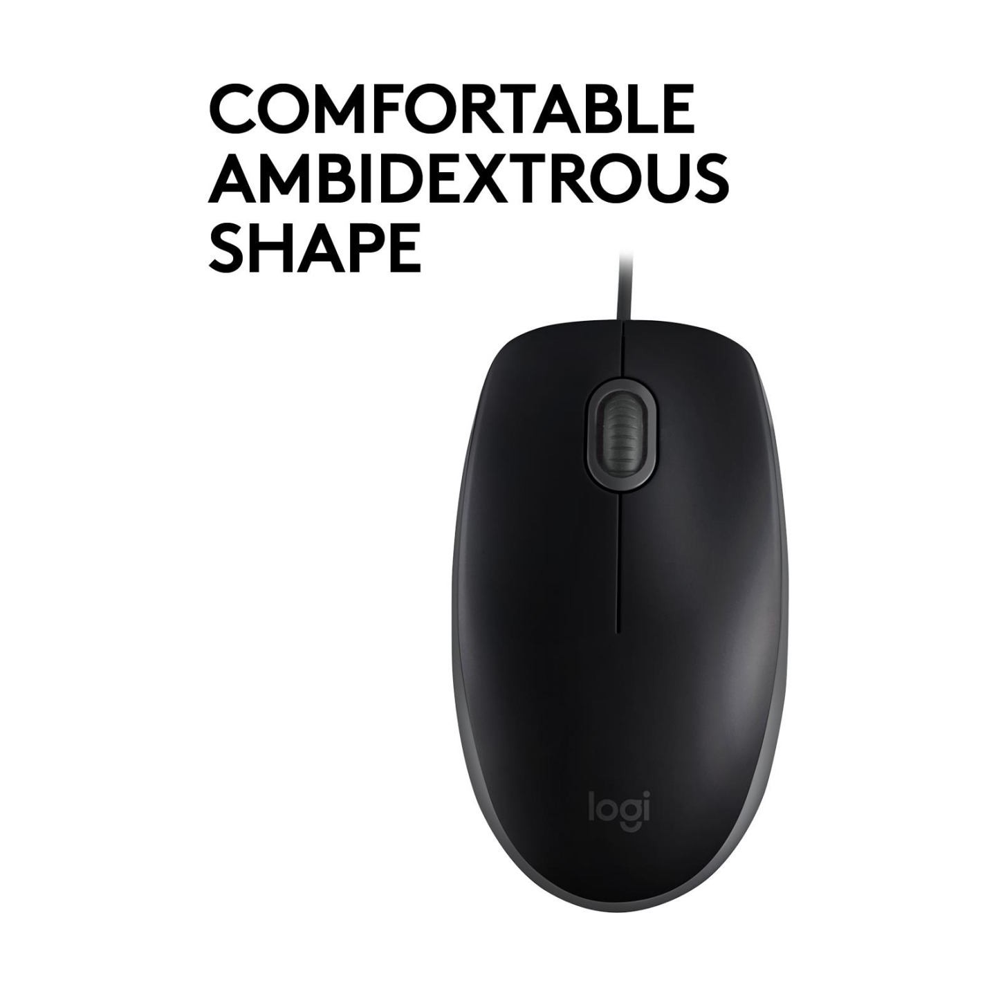 Logitech LOGI B110 Silent - BLACK - EMEA - OEM