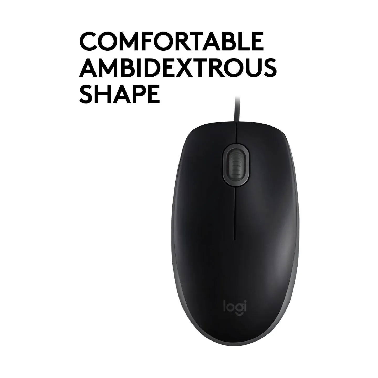 Logitech LOGI B110 Silent - BLACK - EMEA - OEM