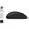 Logitech LOGI B110 Silent - BLACK - EMEA - OEM