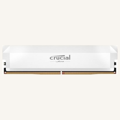Crucial Pro OC 16GB DDR5-6400 UDIMM CL38 White