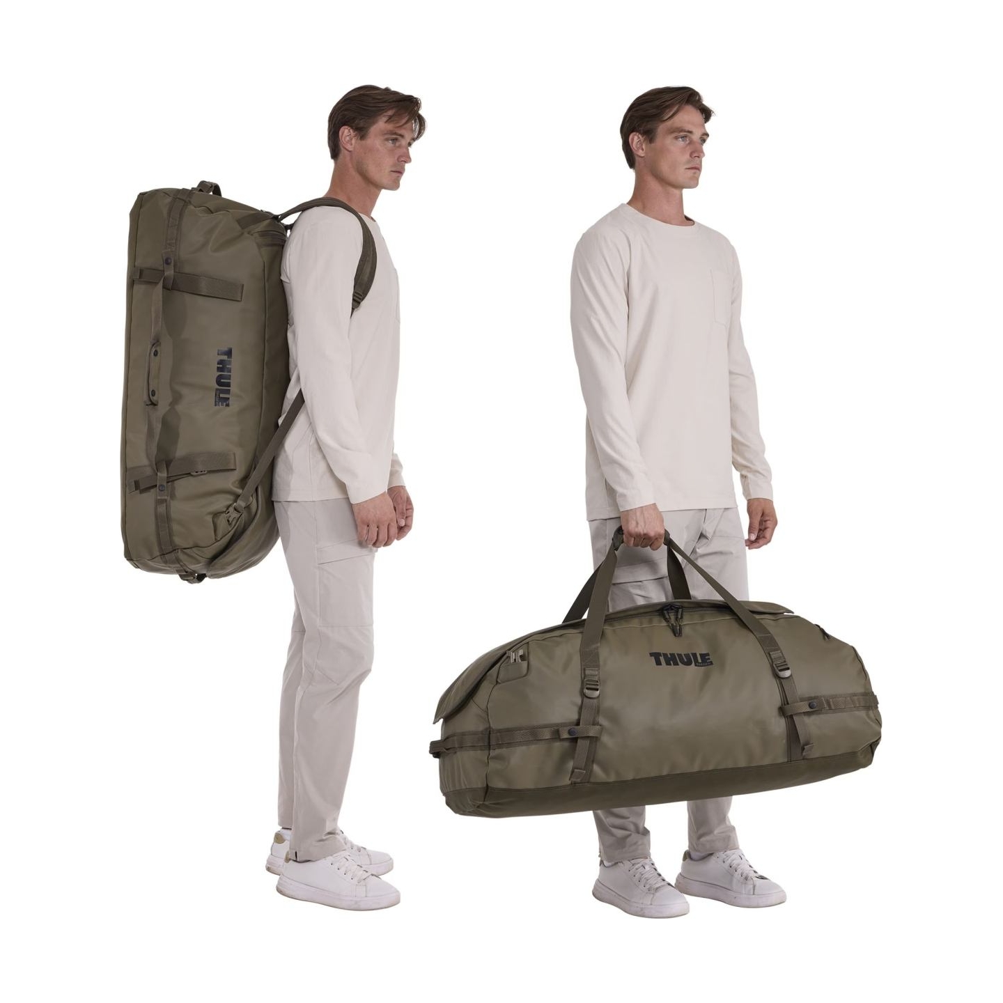 Thule 5600 Chasm 130L duffel bag deep khaki