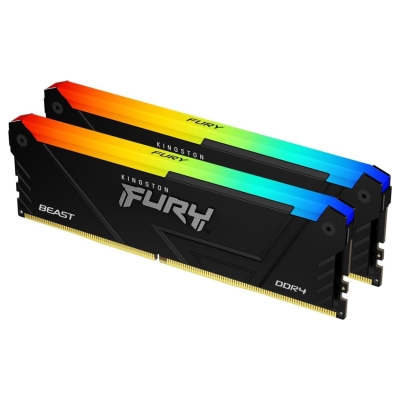 Kingston Memory DDR4 Fury Beast RGB 16GB(2* 8GB)/3200 CL16