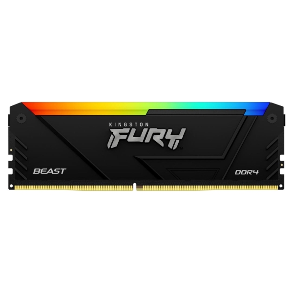 Kingston 16GB 3200MT/s DDR4 CL16 DIMM (Kit of 2) FURY Beast RGB