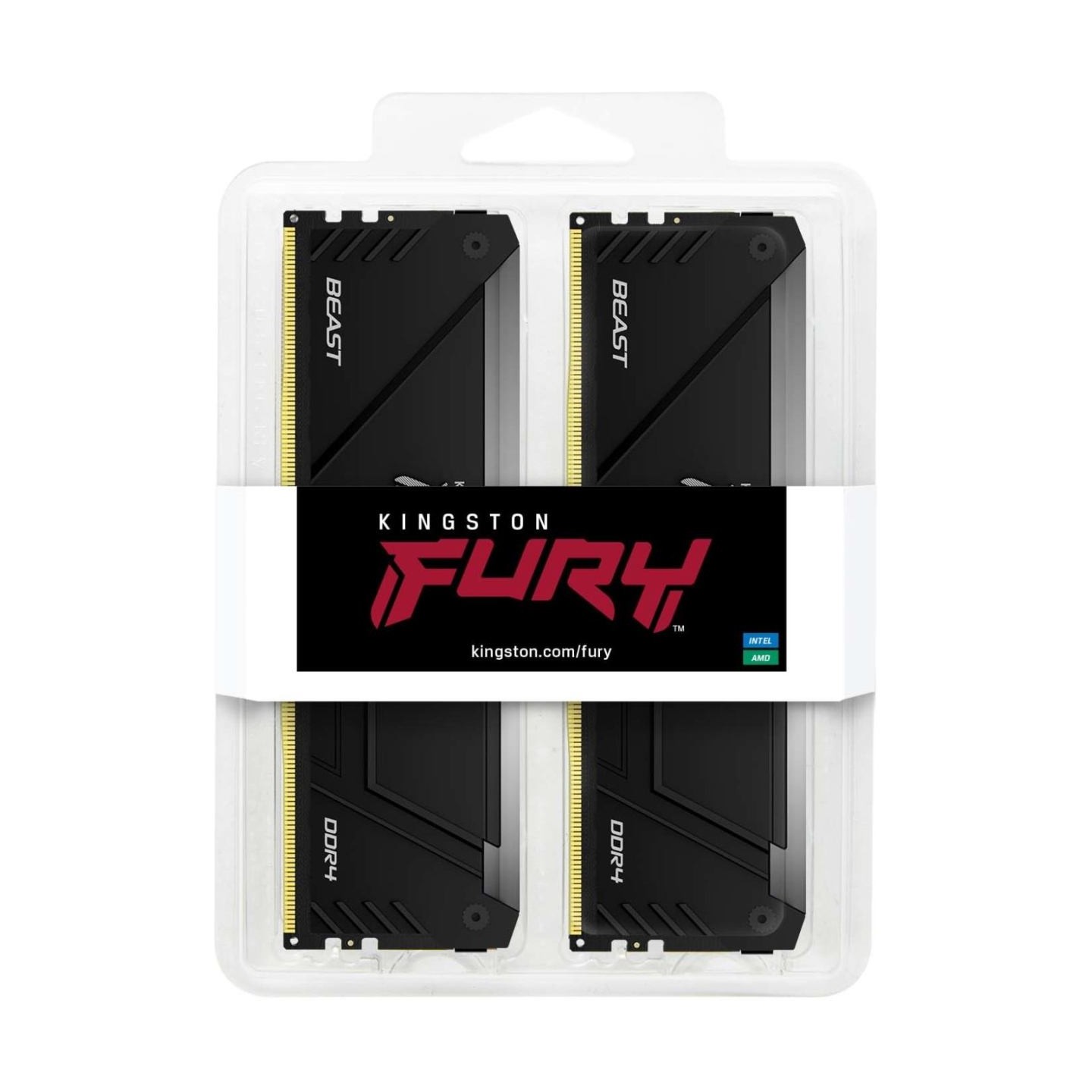 Kingston Memory DDR4 Fury Beast RGB 16GB(2* 8GB)/3200 CL16