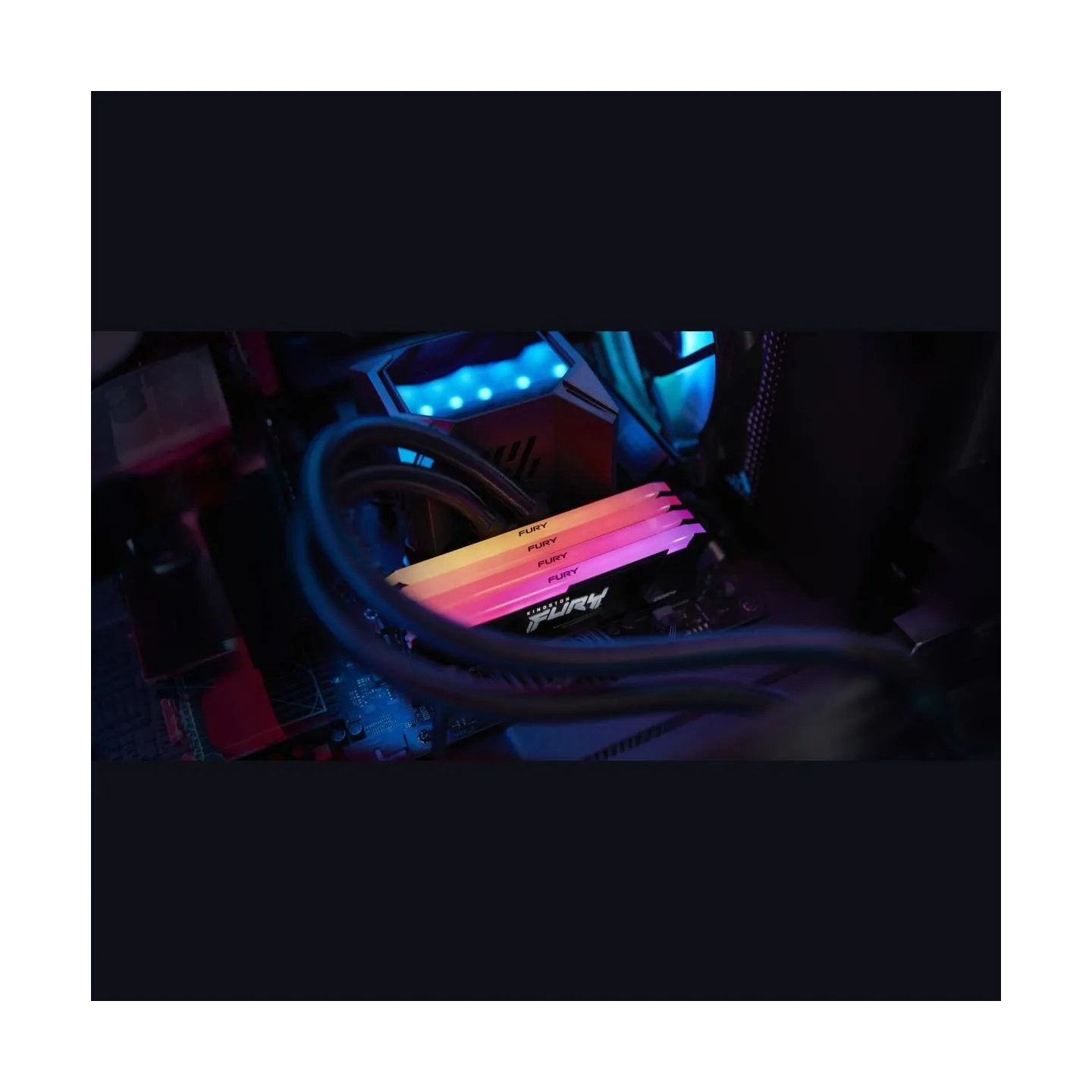 Kingston Memory DDR4 Fury Beast RGB 16GB(2* 8GB)/3200 CL16