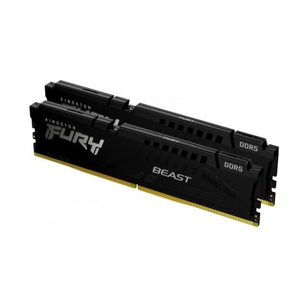 Kingston DRAM 32GB 5200MT/s DDR5 CL40 DIMM (Kit of 2) FURY Beast Black XMP