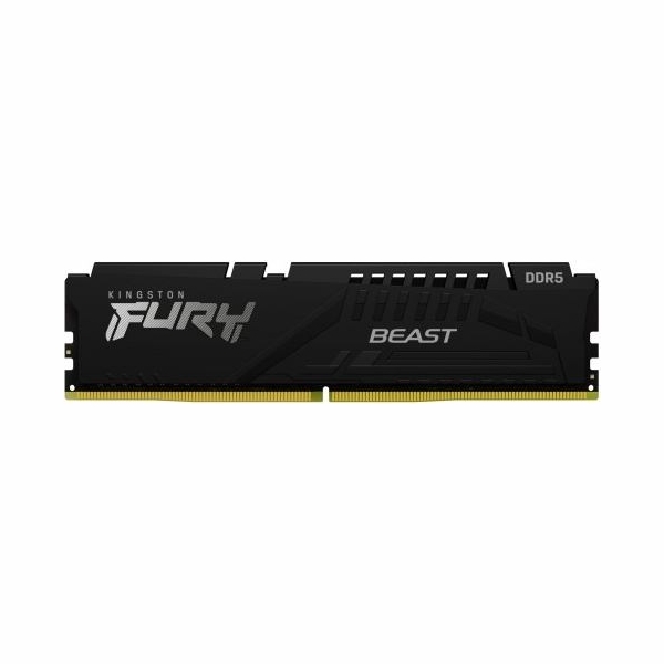 Kingston DRAM 32GB 5200MT/s DDR5 CL40 DIMM (Kit of 2) FURY Beast Black XMP