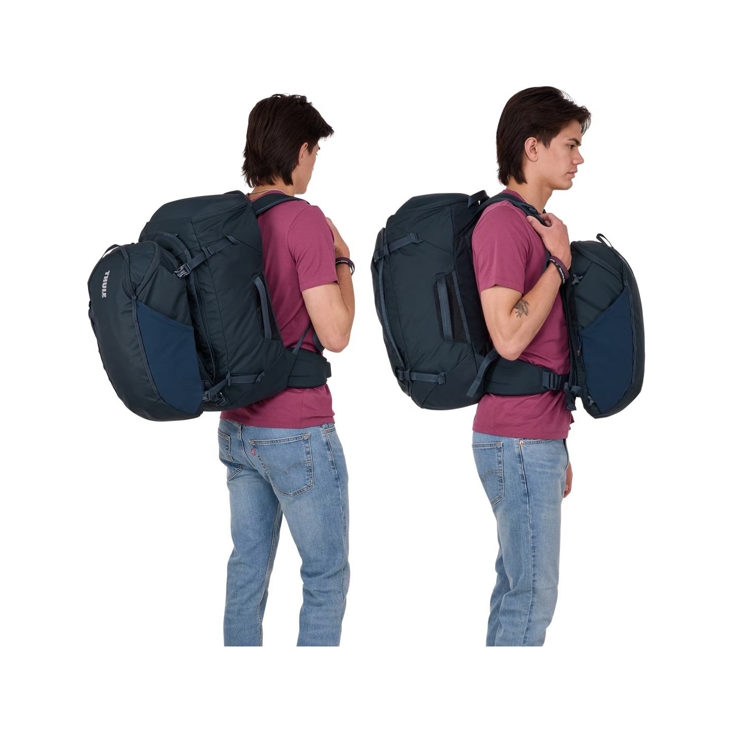 Thule 5312 Landmark 60L Unisex Travel Pack Darkest Blue