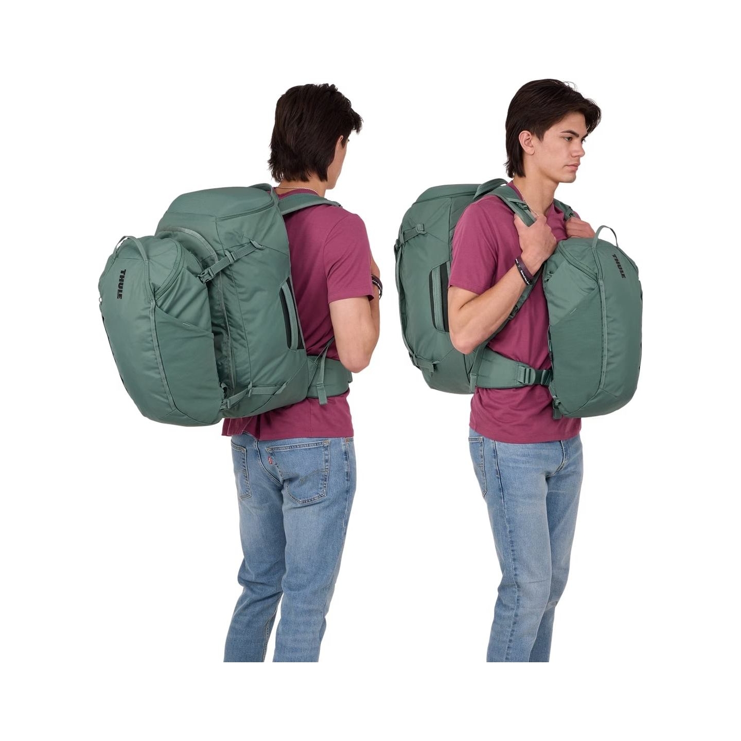 Thule 5314 Landmark 60L Unisex Travel Pack Hazy Green