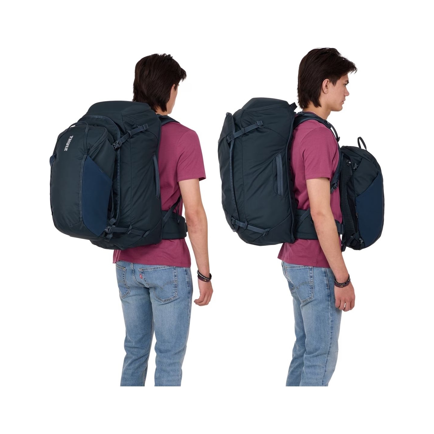 Thule 5317 Landmark 70L Unisex Travel Pack Darkest Blue