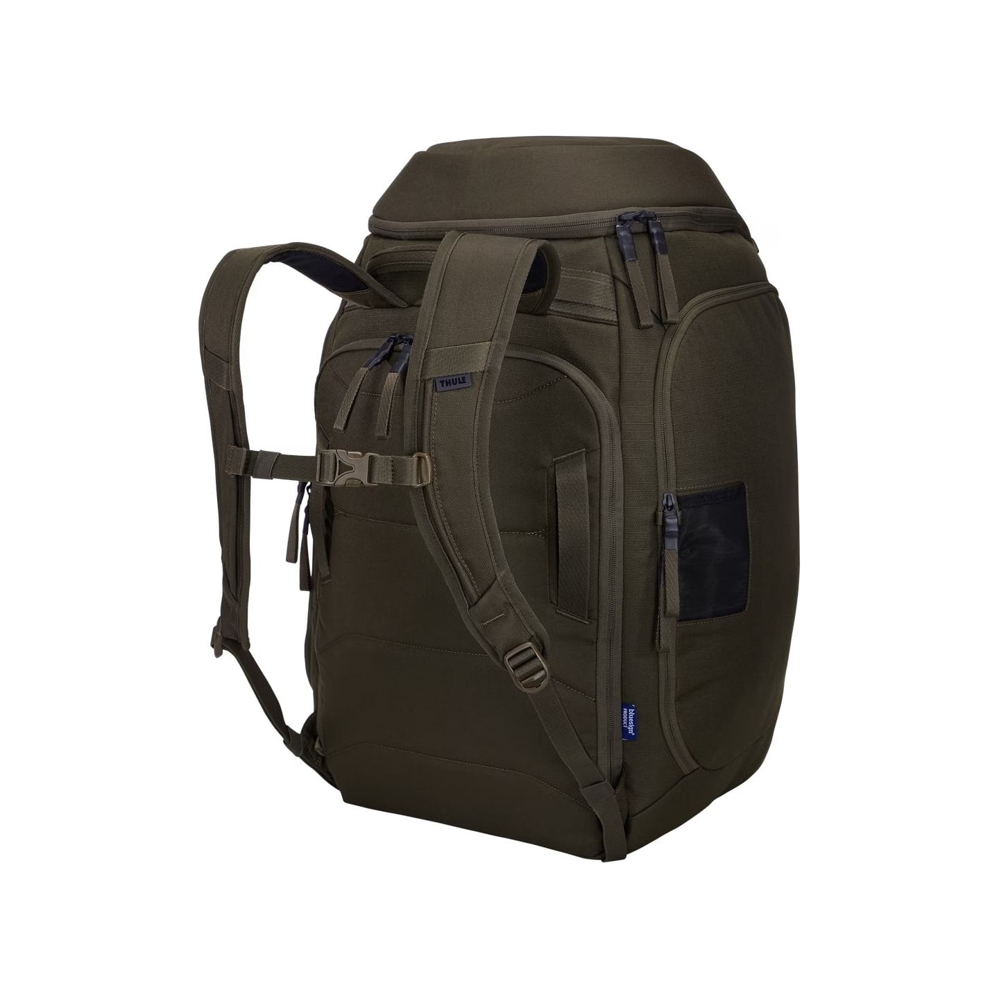 Thule 5157 Roundtrip Rolling Ski and Snowboard Boot Backpack 60L Deep Khaki