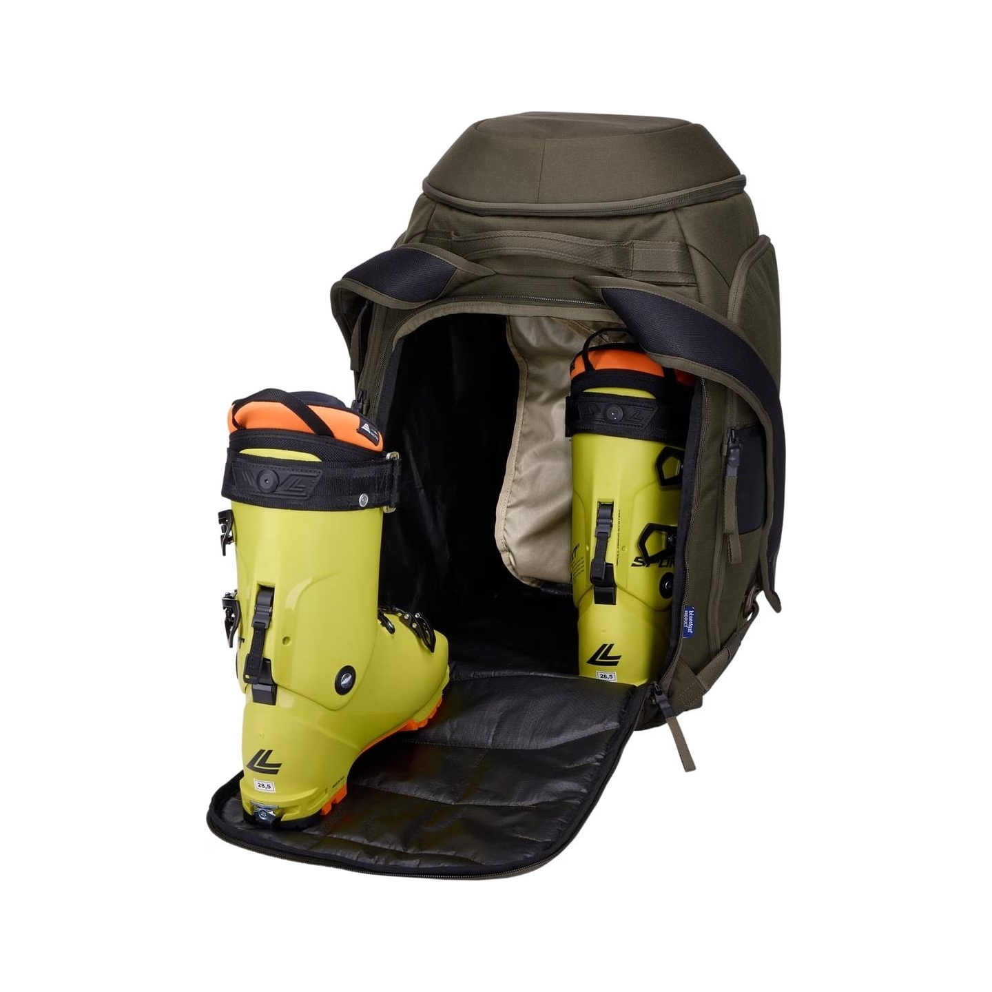 Thule 5157 Roundtrip Rolling Ski and Snowboard Boot Backpack 60L Deep Khaki