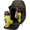Thule 5157 Roundtrip Rolling Ski and Snowboard Boot Backpack 60L Deep Khaki