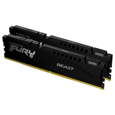 Kingston DDR5 Fury Beast Black 64GB(2*32GB)/6000 CL36 EXPO