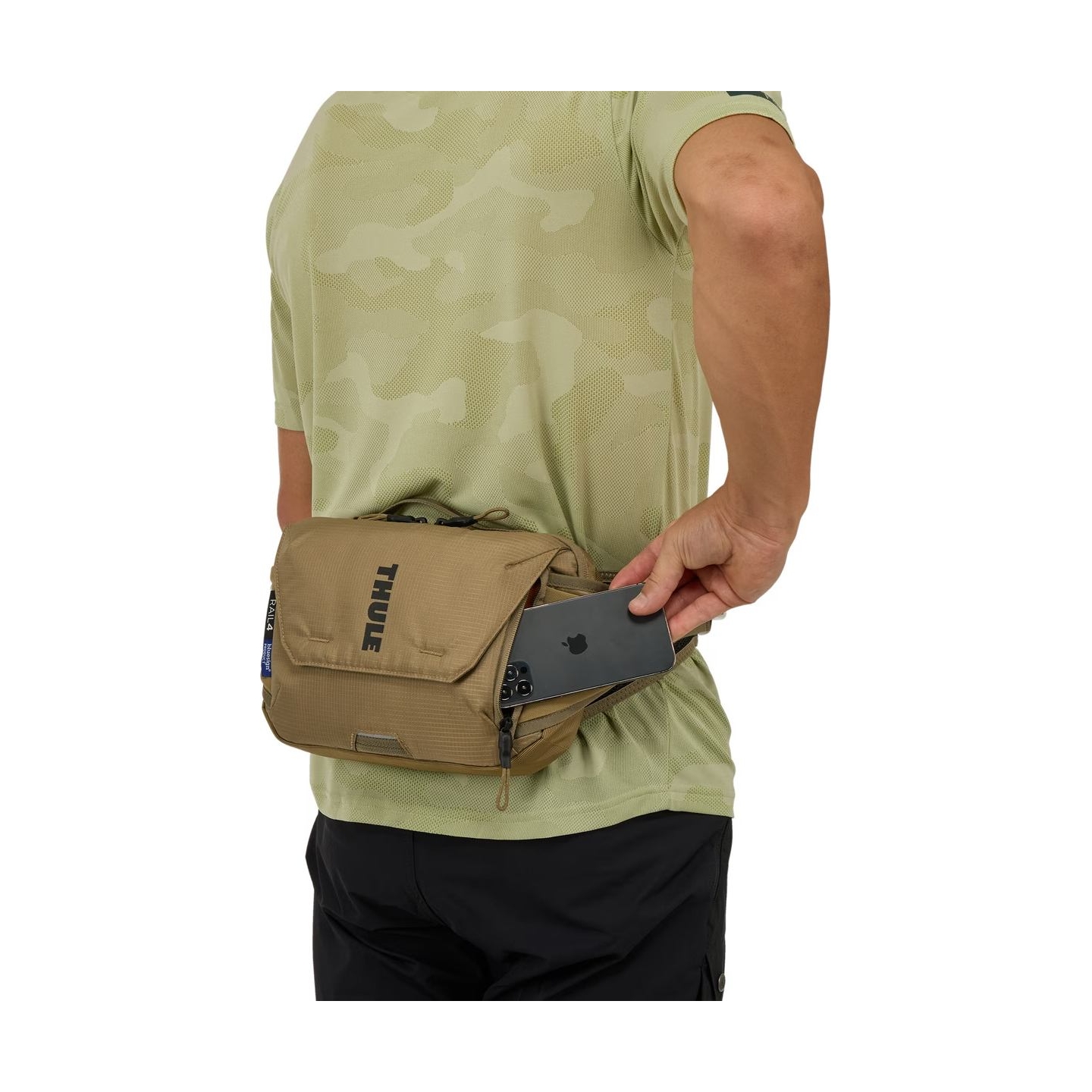 Thule 5307  Rail Hydration Hip Pack 4L Faded Khaki