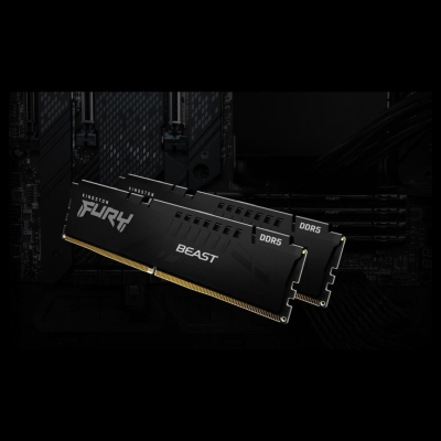 Kingston DDR5 Fury Beast Black 64GB(2*32GB)/6000 CL36 EXPO