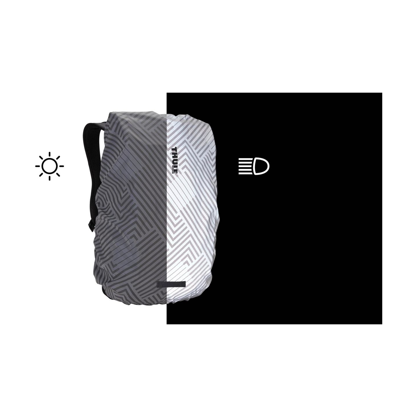 Thule 5409 universal backpack rain cover silver