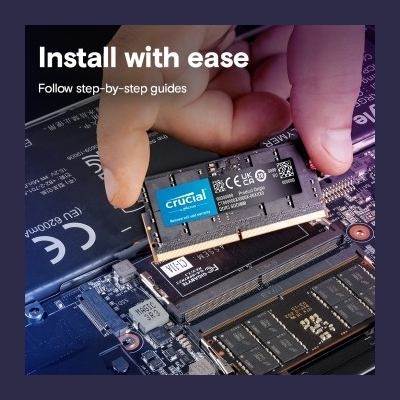 Crucial Memory DDR5 SODIMM 16GB/5600 CL46 (16Gbit)