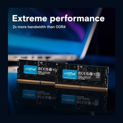 Crucial Memory DDR5 SODIMM 16GB/5600 CL46 (16Gbit)