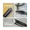 Axagon ADA-HCPD USB-C to 3.5mm jack - Hi-Res DAC audio adapter, 384kHz/32bit, PD 60W 3A