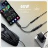 Axagon ADA-HCPD USB-C to 3.5mm jack - Hi-Res DAC audio adapter, 384kHz/32bit, PD 60W 3A