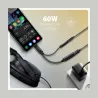 Axagon ADA-HCPD USB-C to 3.5mm jack - Hi-Res DAC audio adapter, 384kHz/32bit, PD 60W 3A