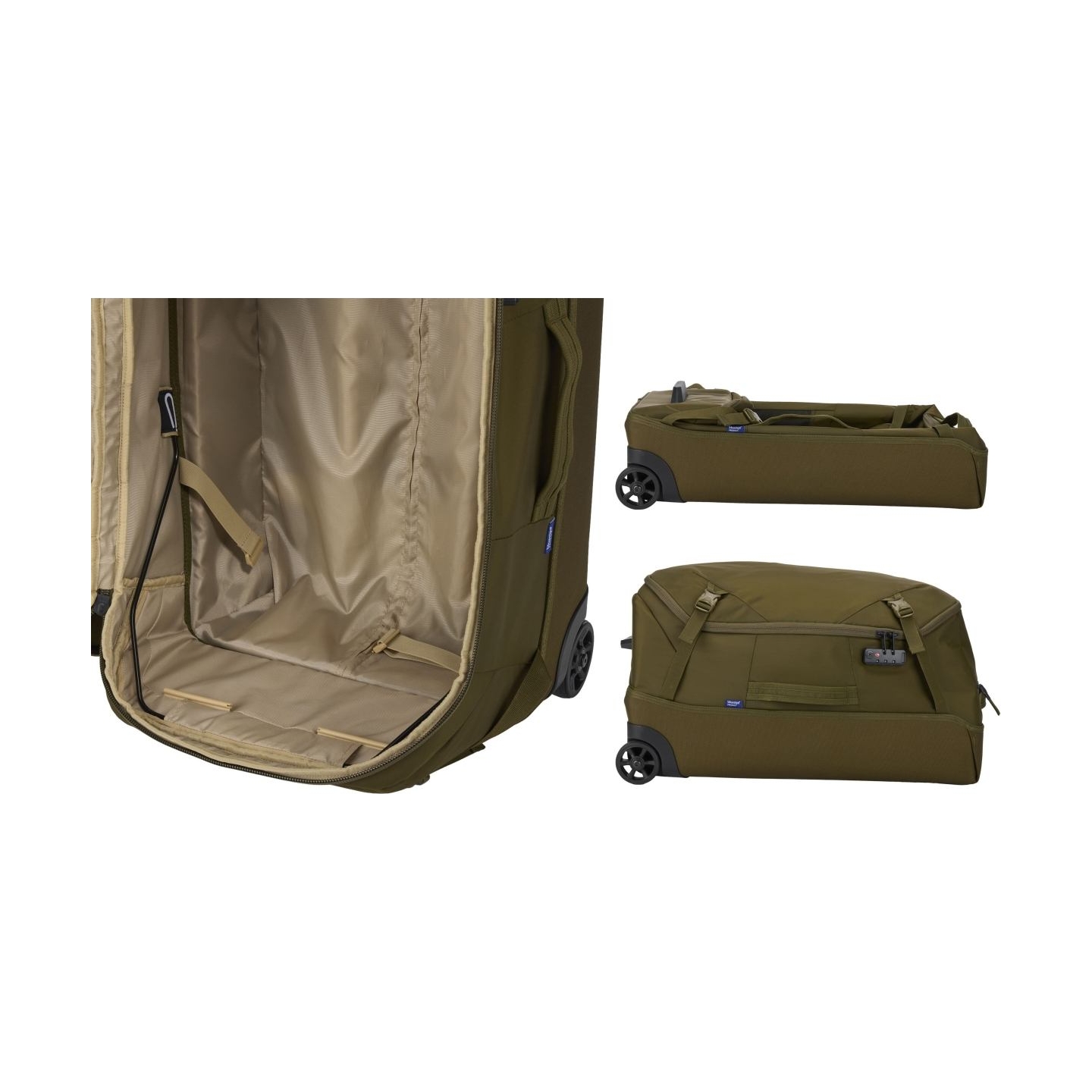 Thule 5612 EnRoute Check-In Wheeled Duffel Natural Green