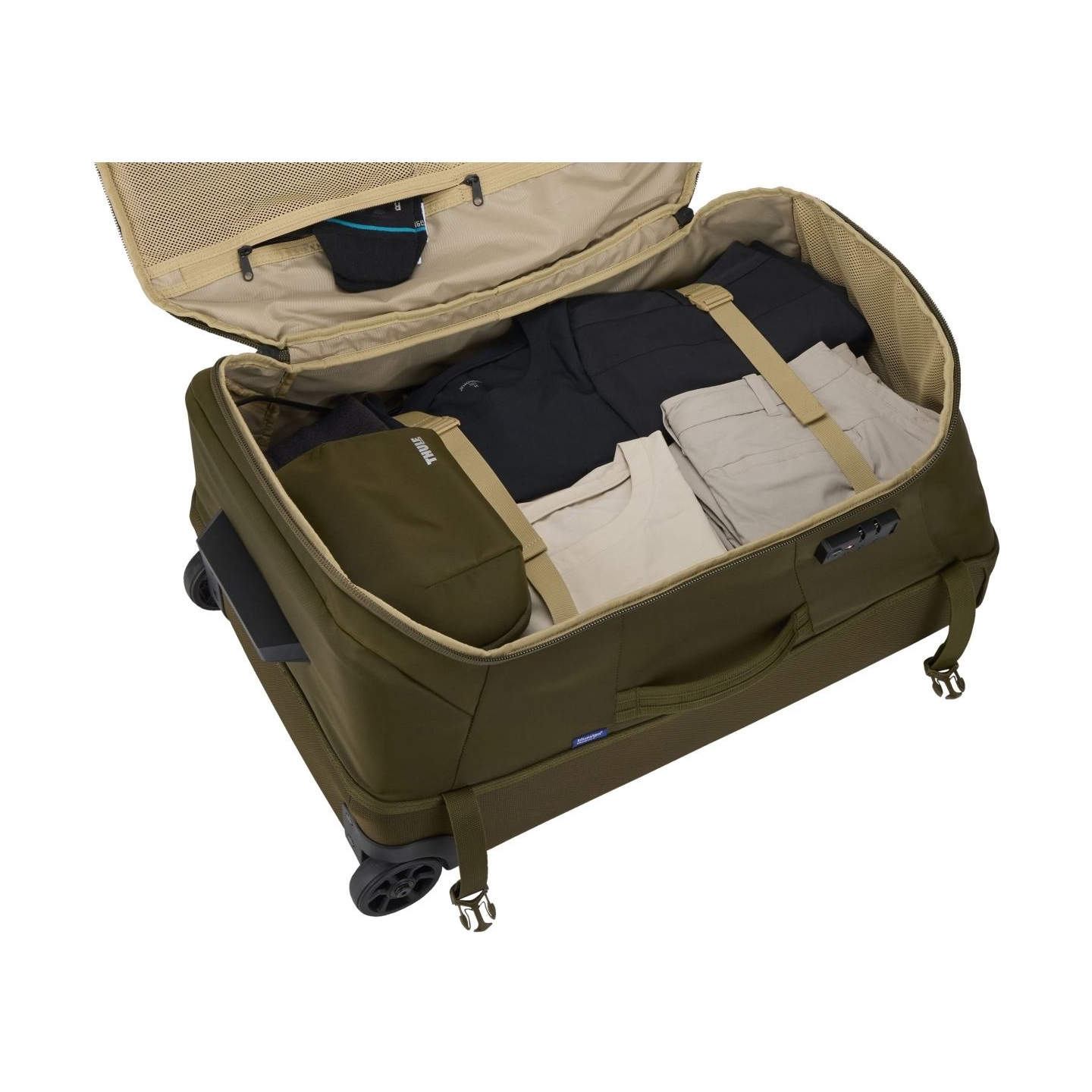 Thule 5612 EnRoute Check-In Wheeled Duffel Natural Green