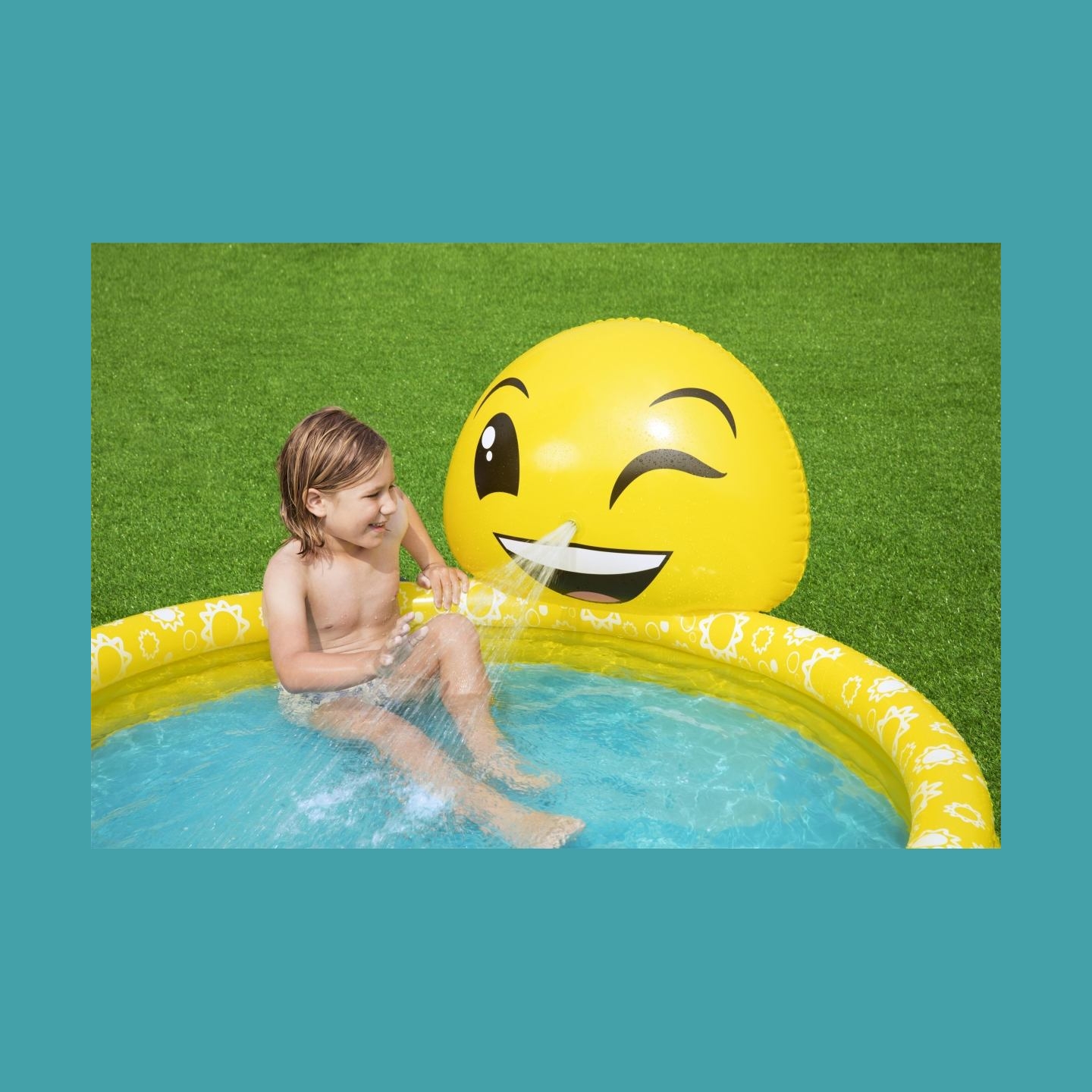 Bestway 53081 Summer Smiles Sprayer Pool