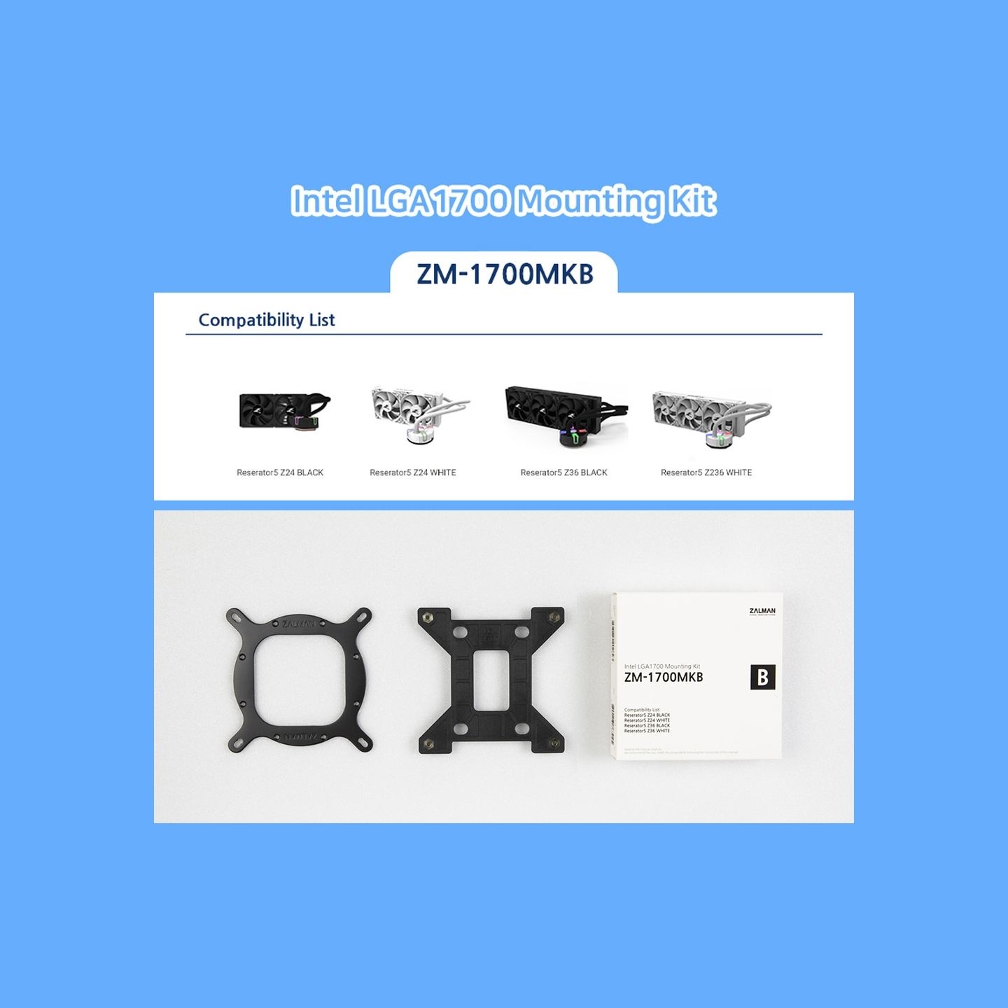 Zalman ZM-1700MKB Intel Mounting Kit