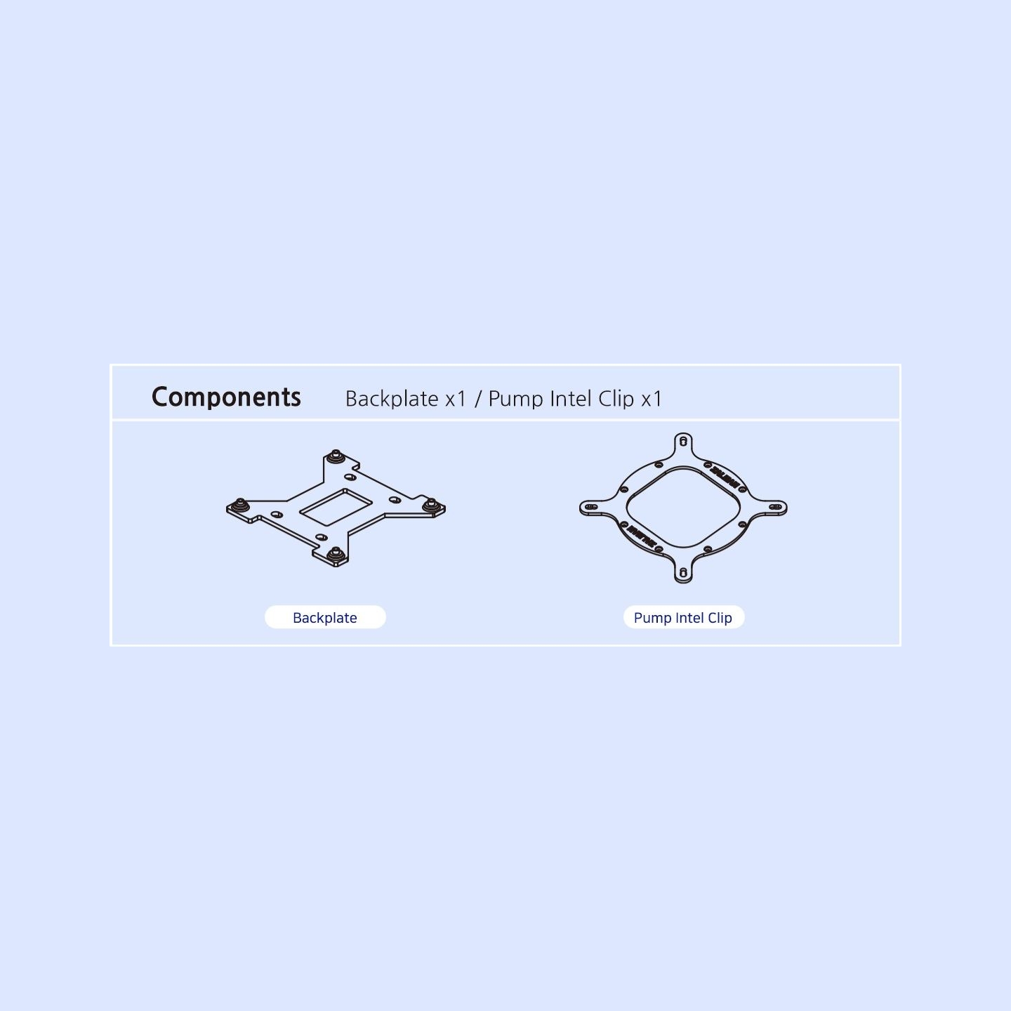 Zalman ZM-1700MKB Intel Mounting Kit
